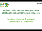Resilient Landscapes and Seas Symposium 2026: Collaborating at Scale for Nature and People